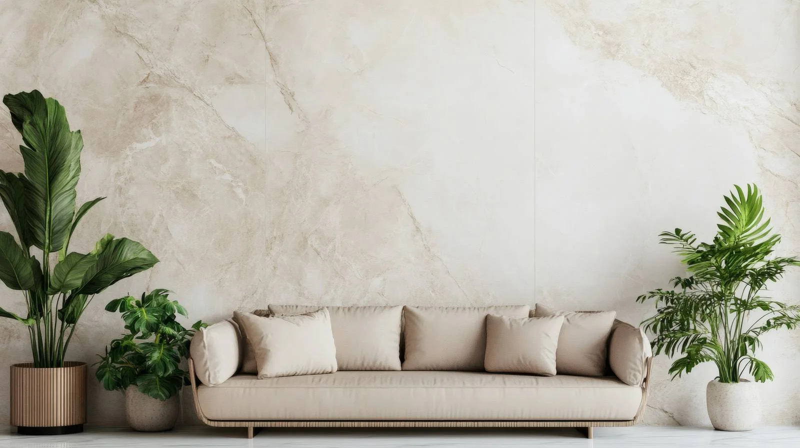 Luxurious Beige Marble Living Room Decor — free download from Dotvec