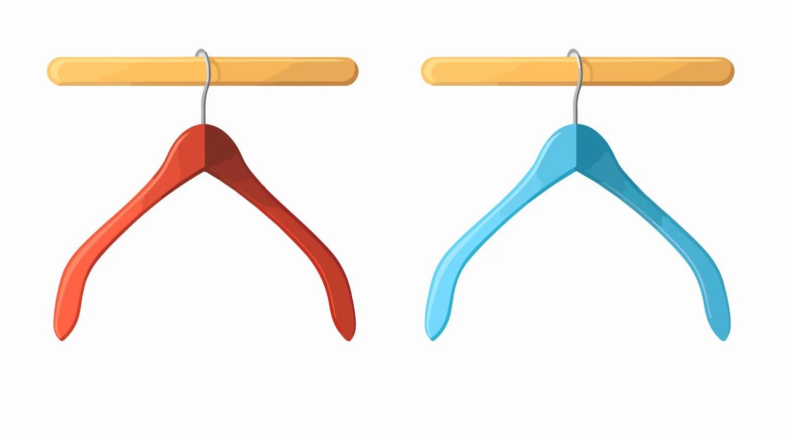 Plastic Clothes Hanger with Hook — free download from Dotvec