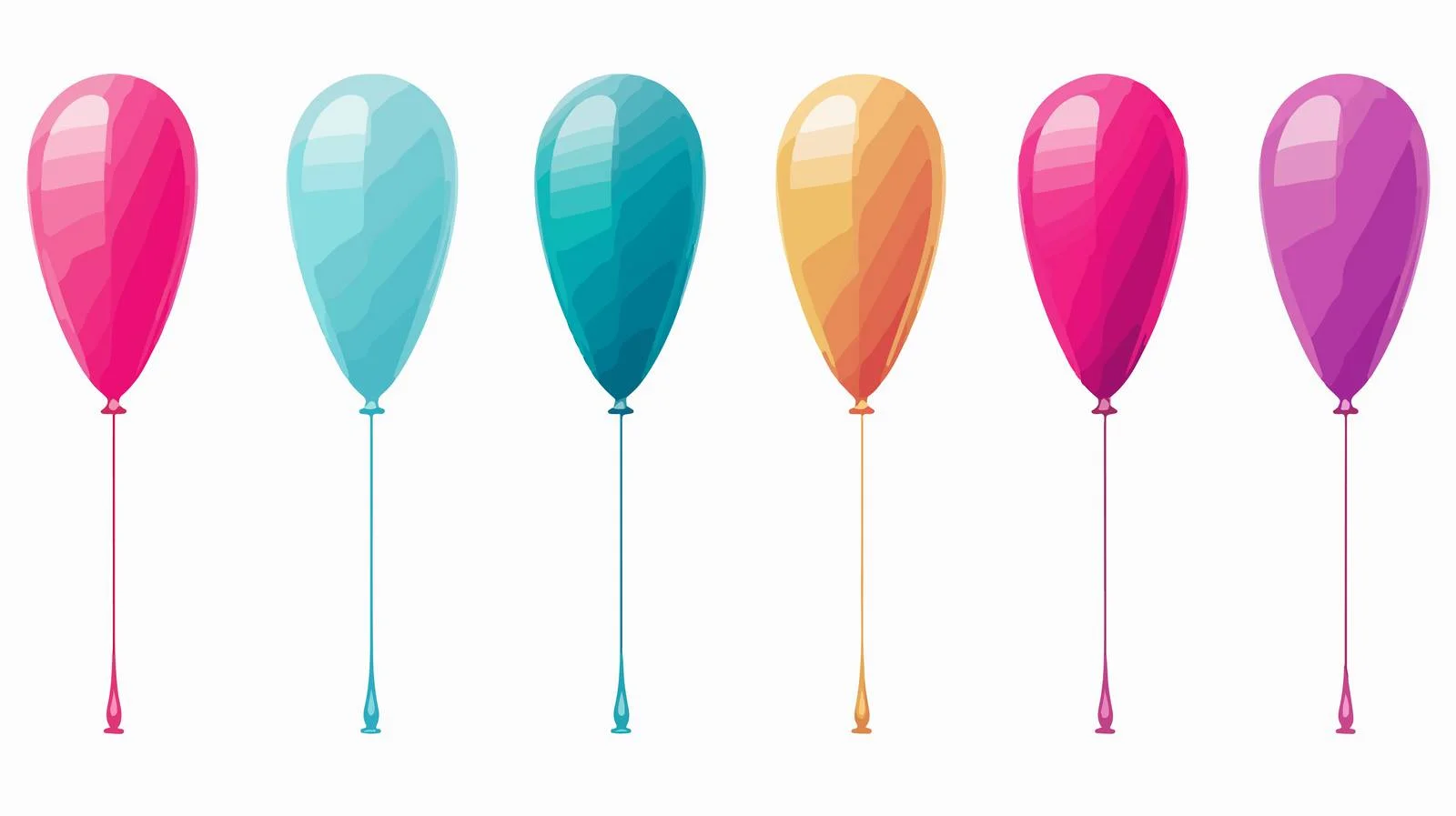Unused latex balloon bunch deflated — free download from Dotvec