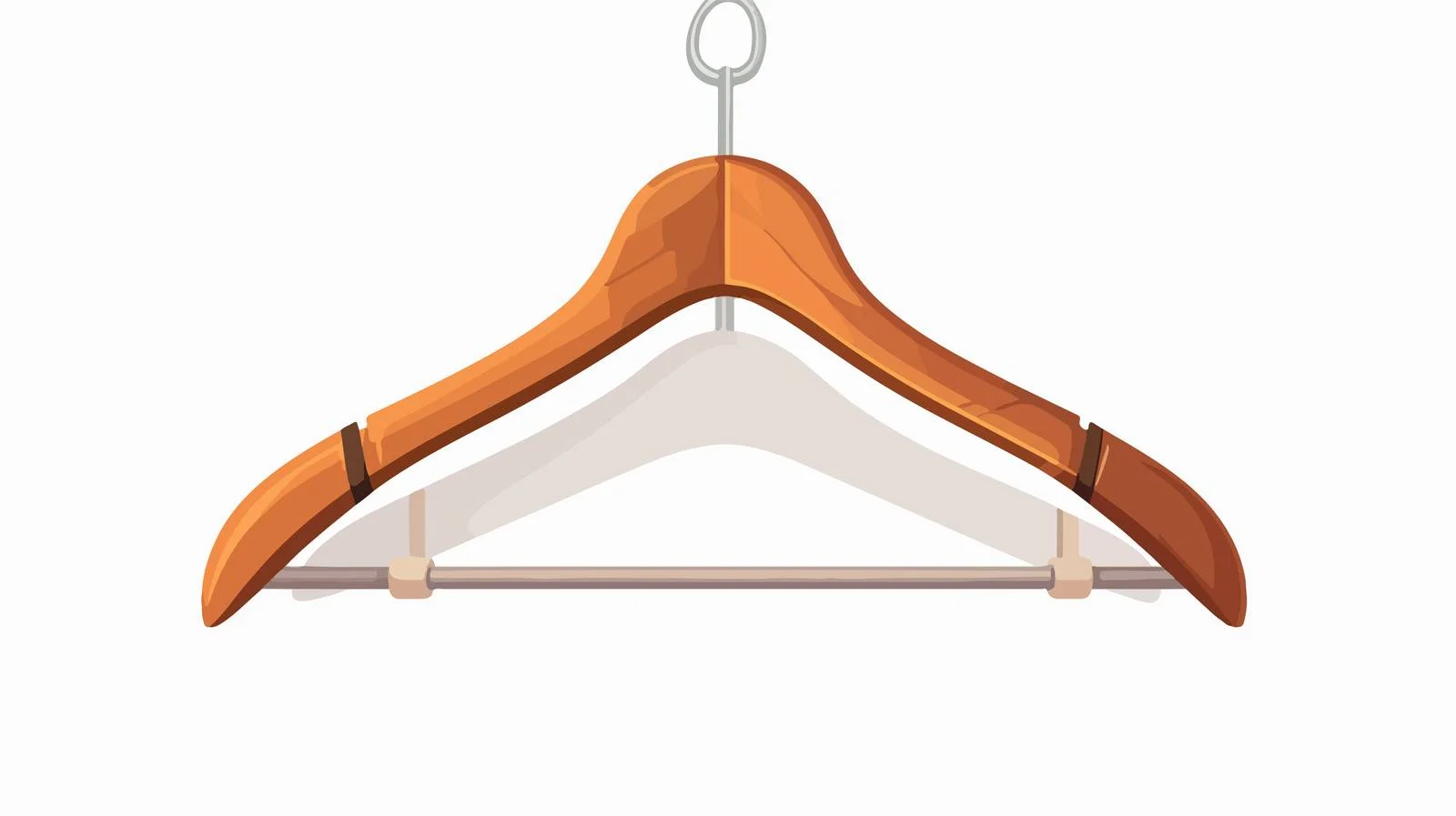 Padded textile hanger for hanging garments — free download from Dotvec
