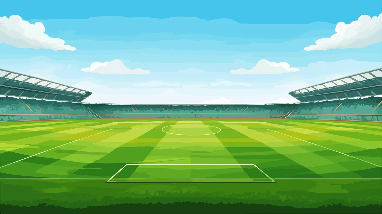 Desolate Soccer Stadium with Empty Football Field — free download from Dotvec