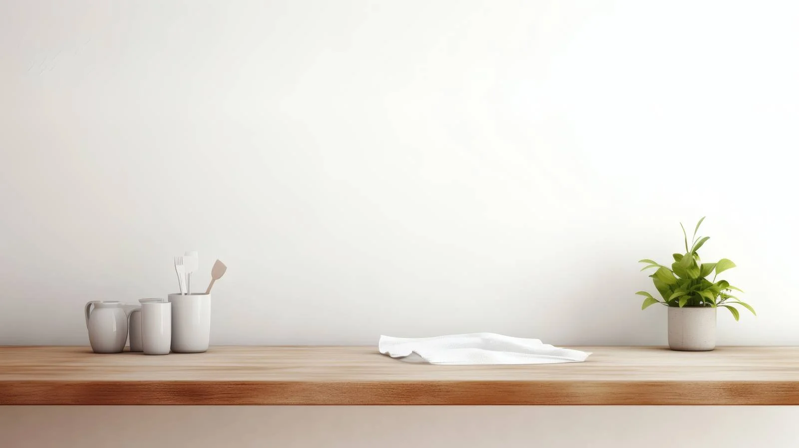 Minimalist Table with Blurred Bathroom Background — free download from Dotvec