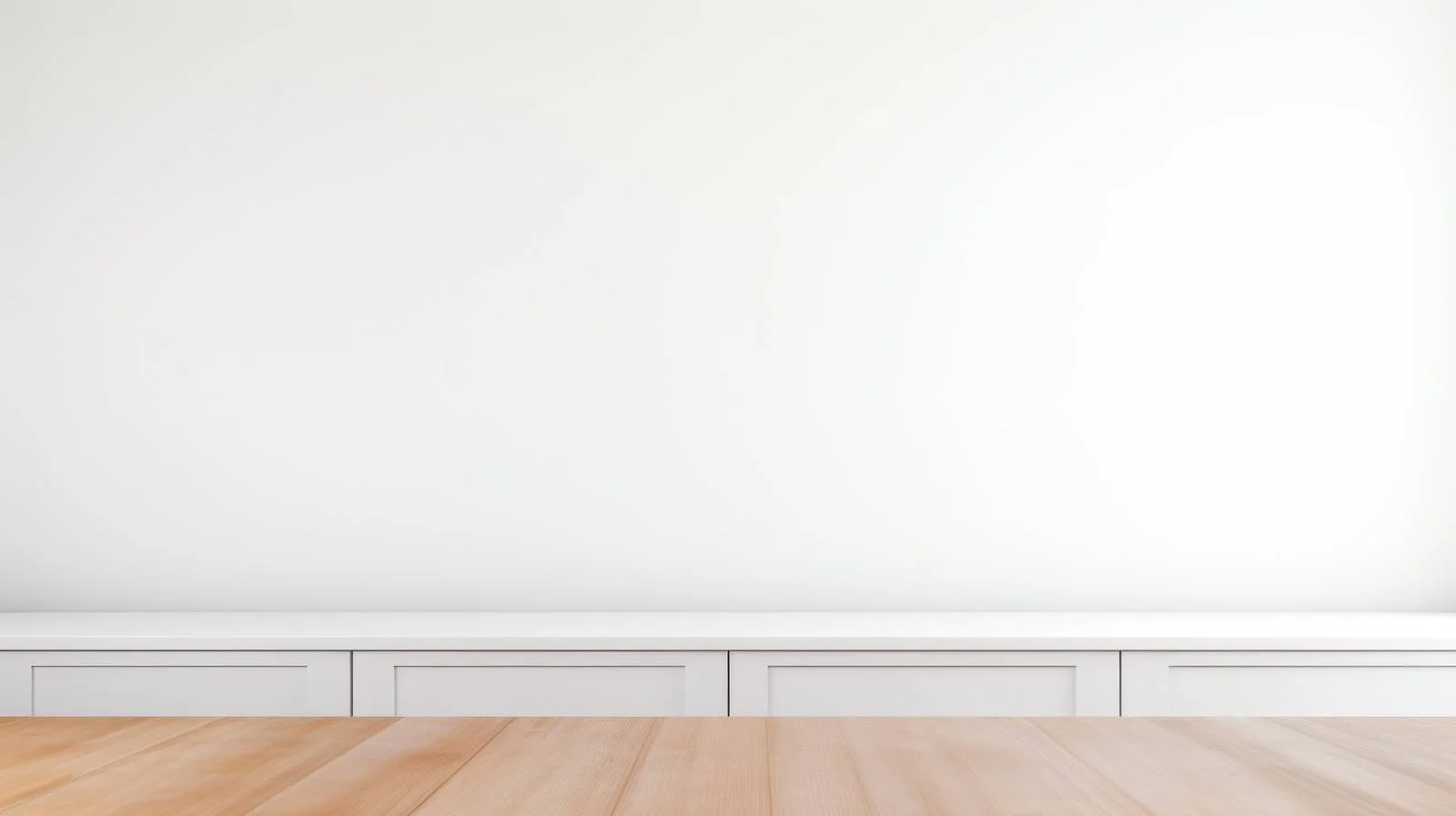 Minimalist White Table in Soft Focus — free download from Dotvec