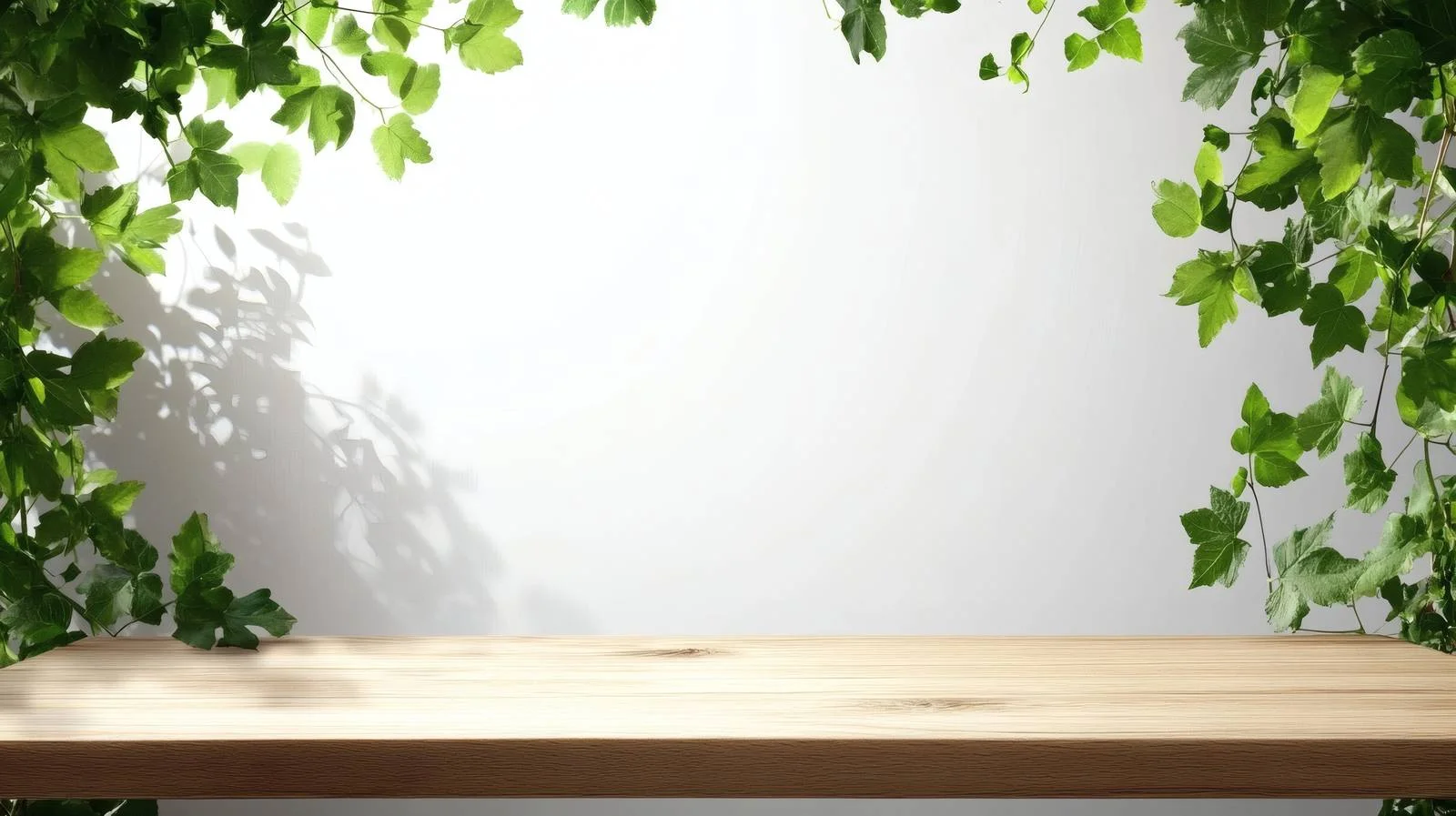 Serene Tabletop with Green Foliage Isolated — free download from Dotvec