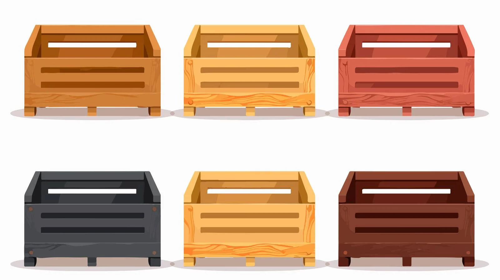 Versatile Wooden Crate for Storage Solutions — free download from Dotvec
