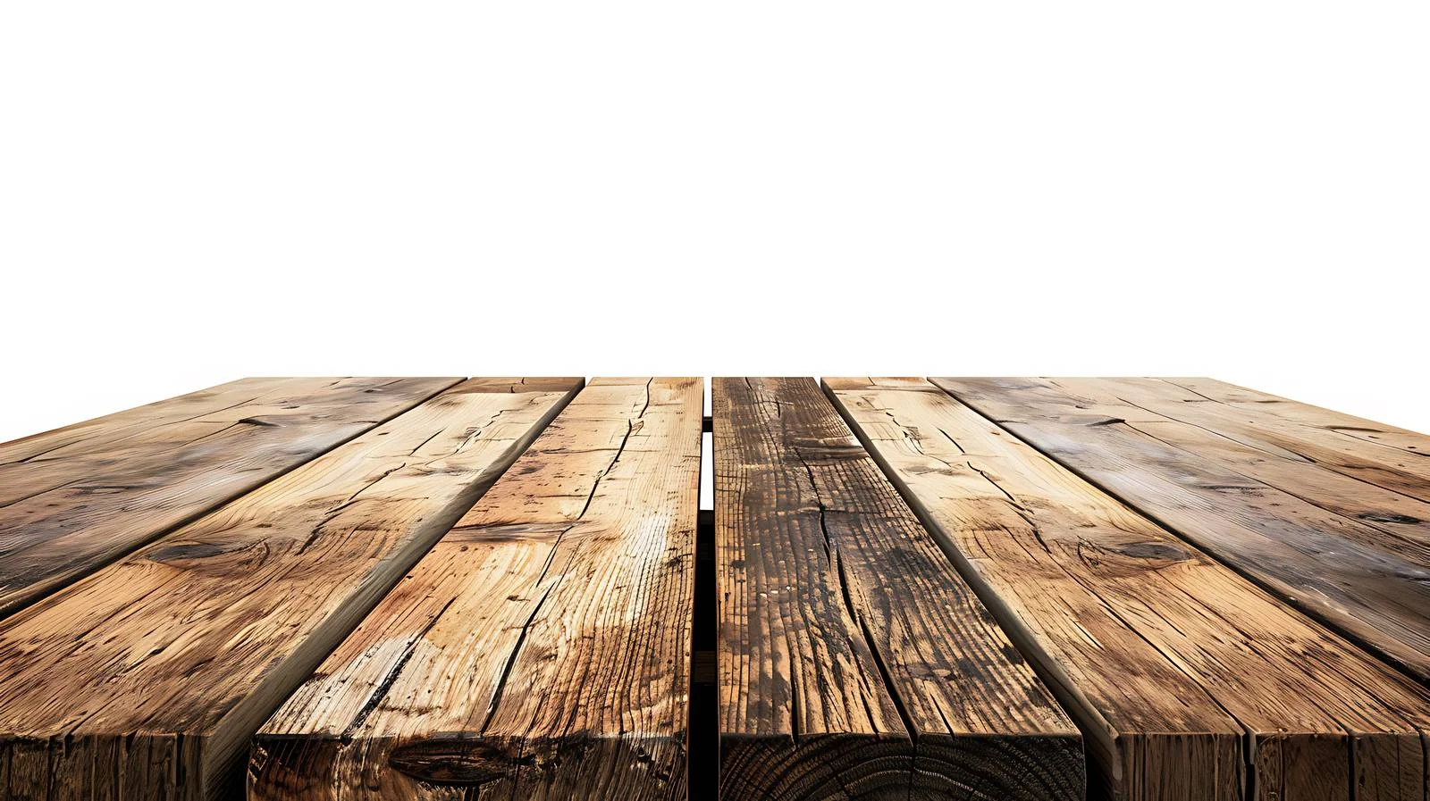 Classic Wooden Table on White Background — free download from Dotvec