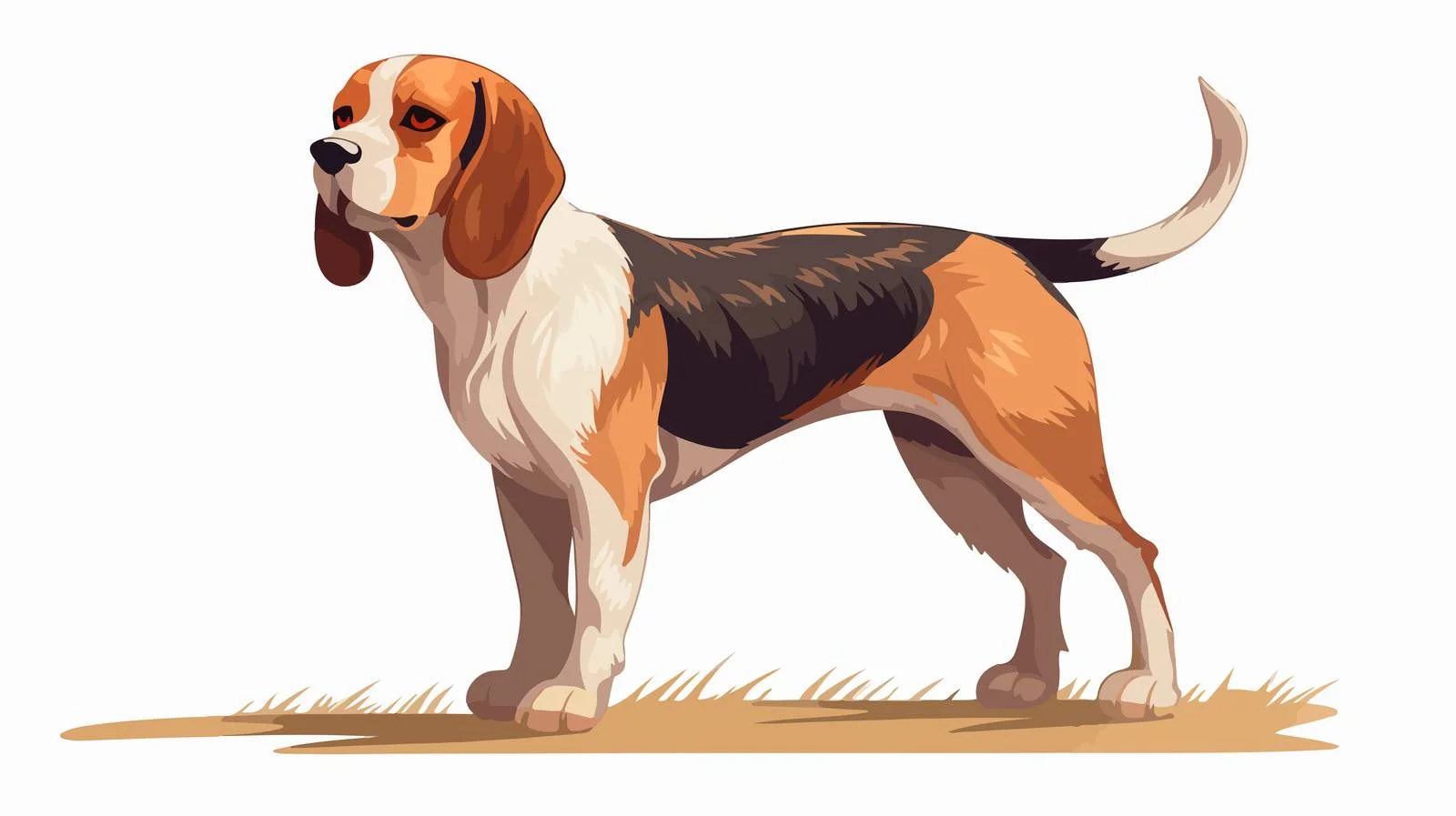 Majestic English Beagle: Skilled Scenthound Companion — free download from Dotvec