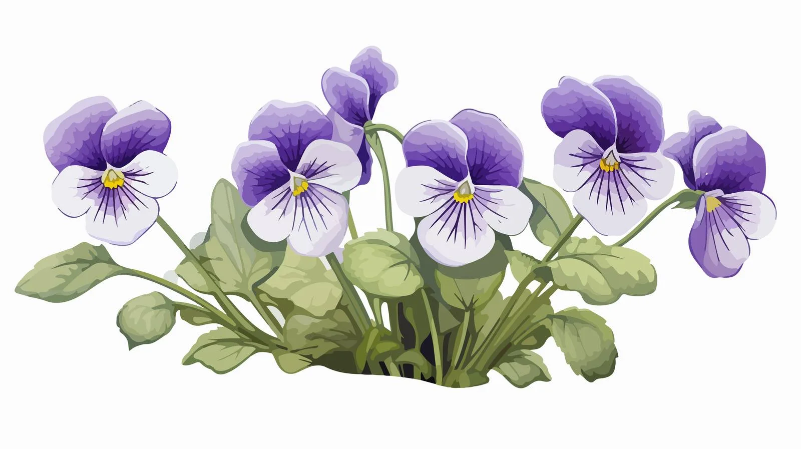 Blooming English Wood Violet Garden Blossom — free download from Dotvec
