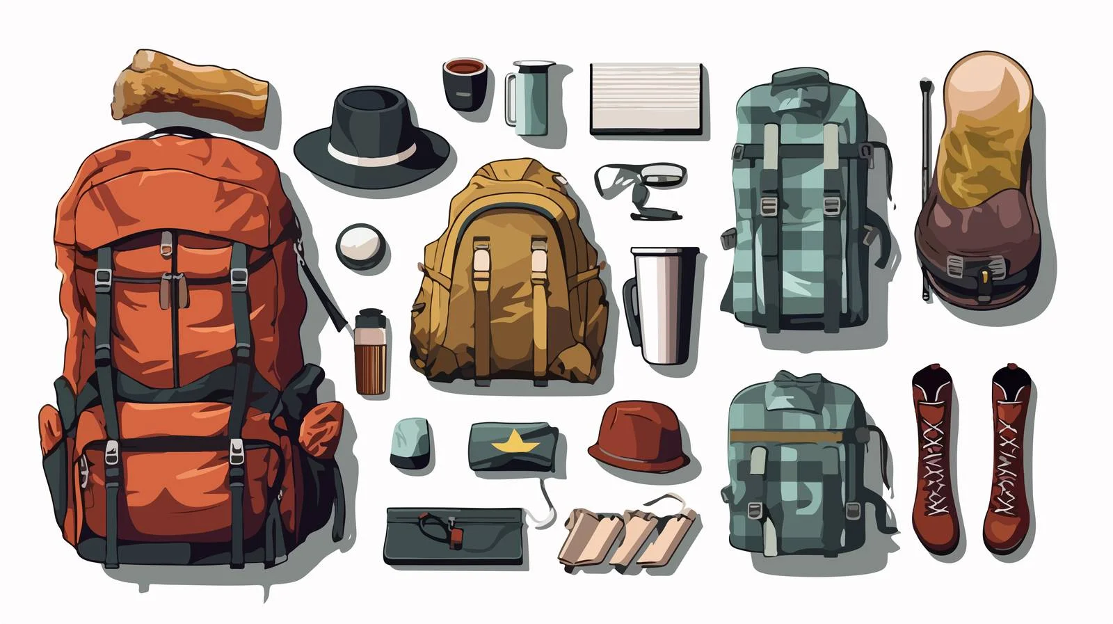 Essential Travel Accessories for Tourists — free download from Dotvec