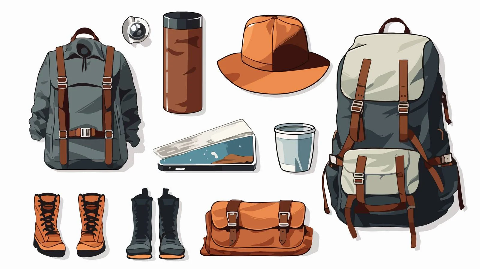 Essential Travel Gear: Tourist Bag Accessories — free download from Dotvec