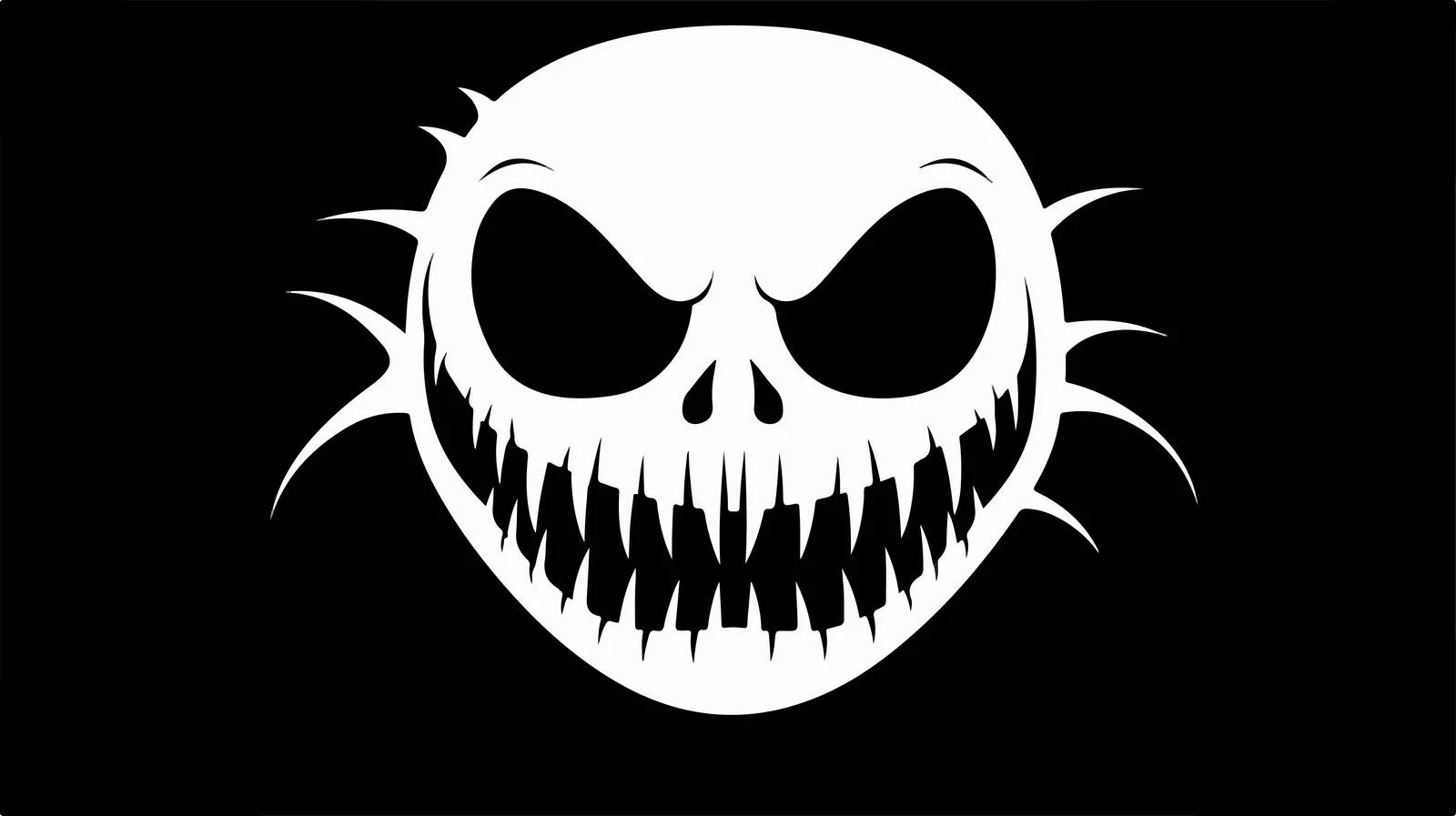 Spooky Halloween Stencil for Sinister Smiles — free download from Dotvec