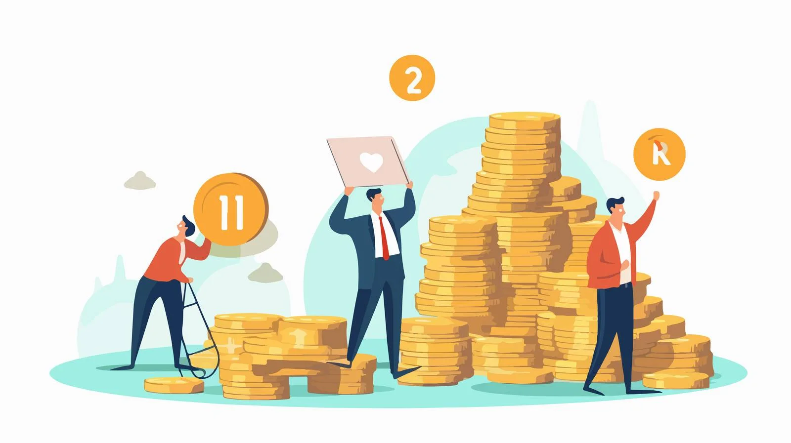 Tax Rebate Exchange Concept Illustration — free download from Dotvec