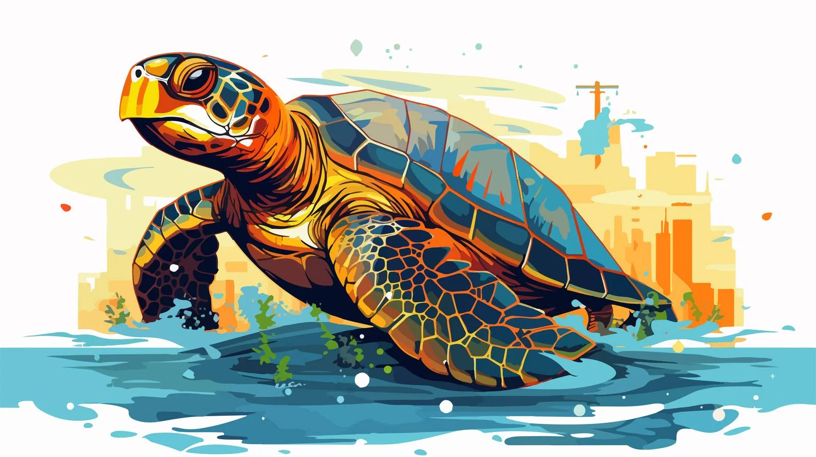 Threatened Wildlife: Endangered Animal Extinction Message — free download from Dotvec