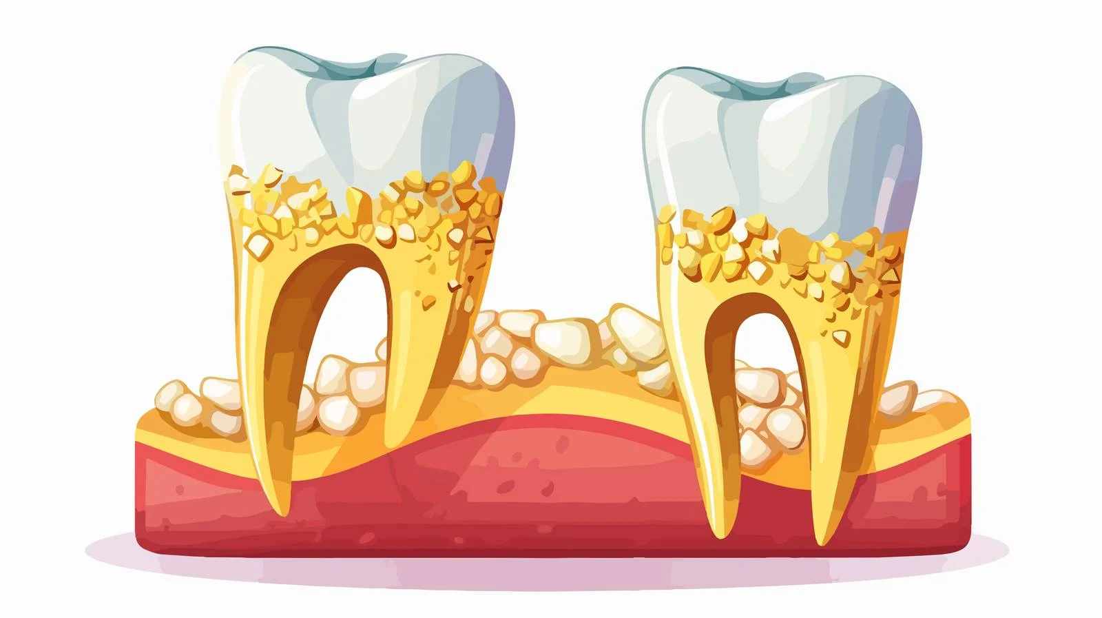Dental Cartoon Extraction Procedure — free download from Dotvec