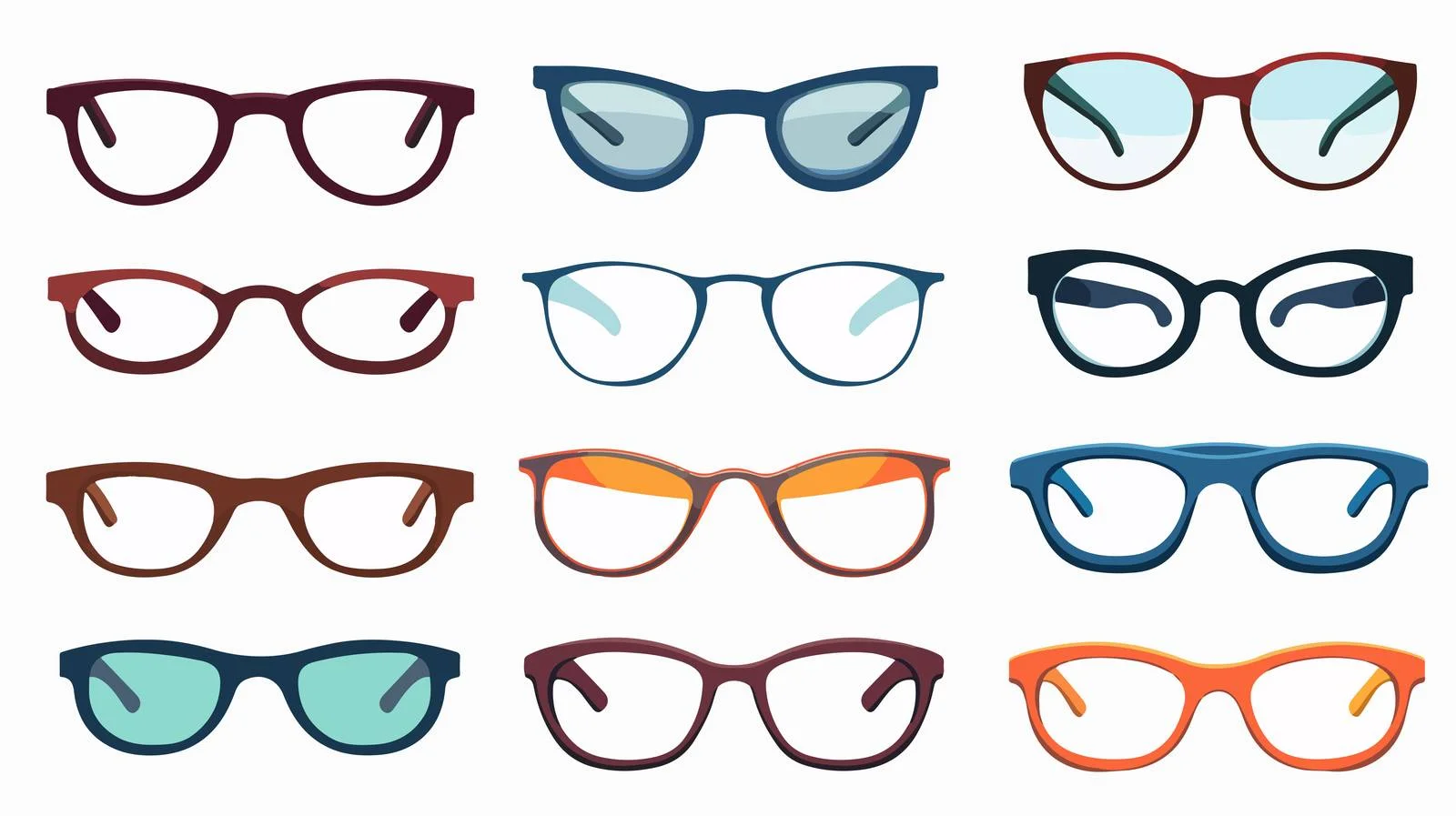 Stylish Eyeglass Frames Collection for Fashion — free download from Dotvec