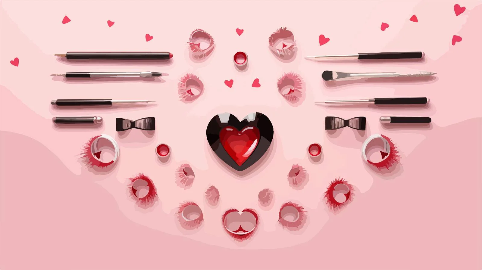 Eyelash Extension Tools and Artificial Eyelashes — free download from Dotvec