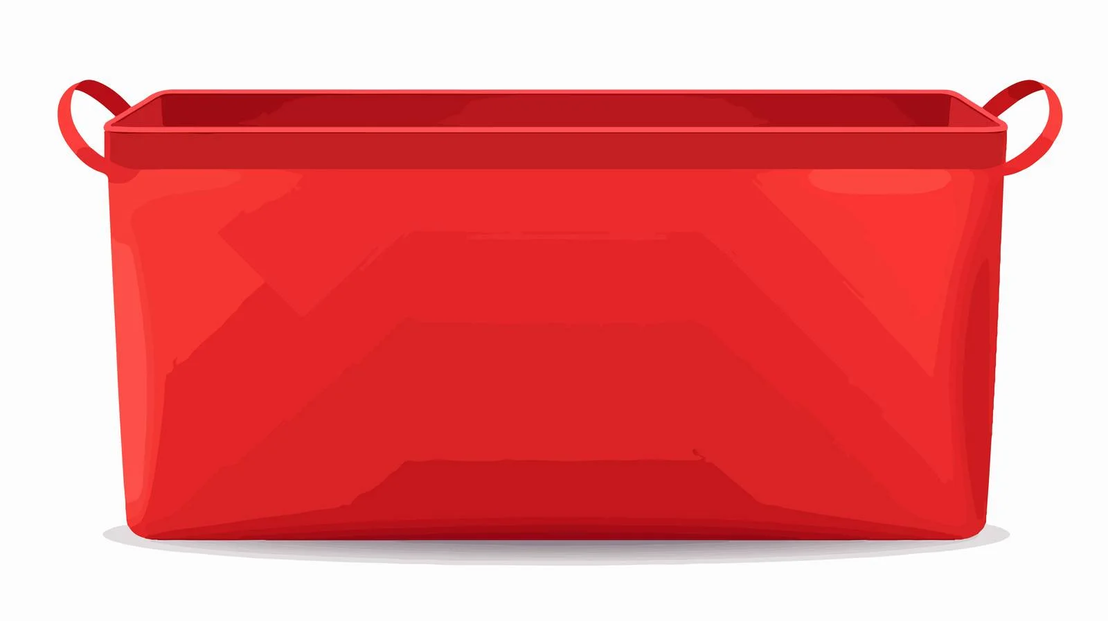 Durable fabric basket with built-in handles — free download from Dotvec