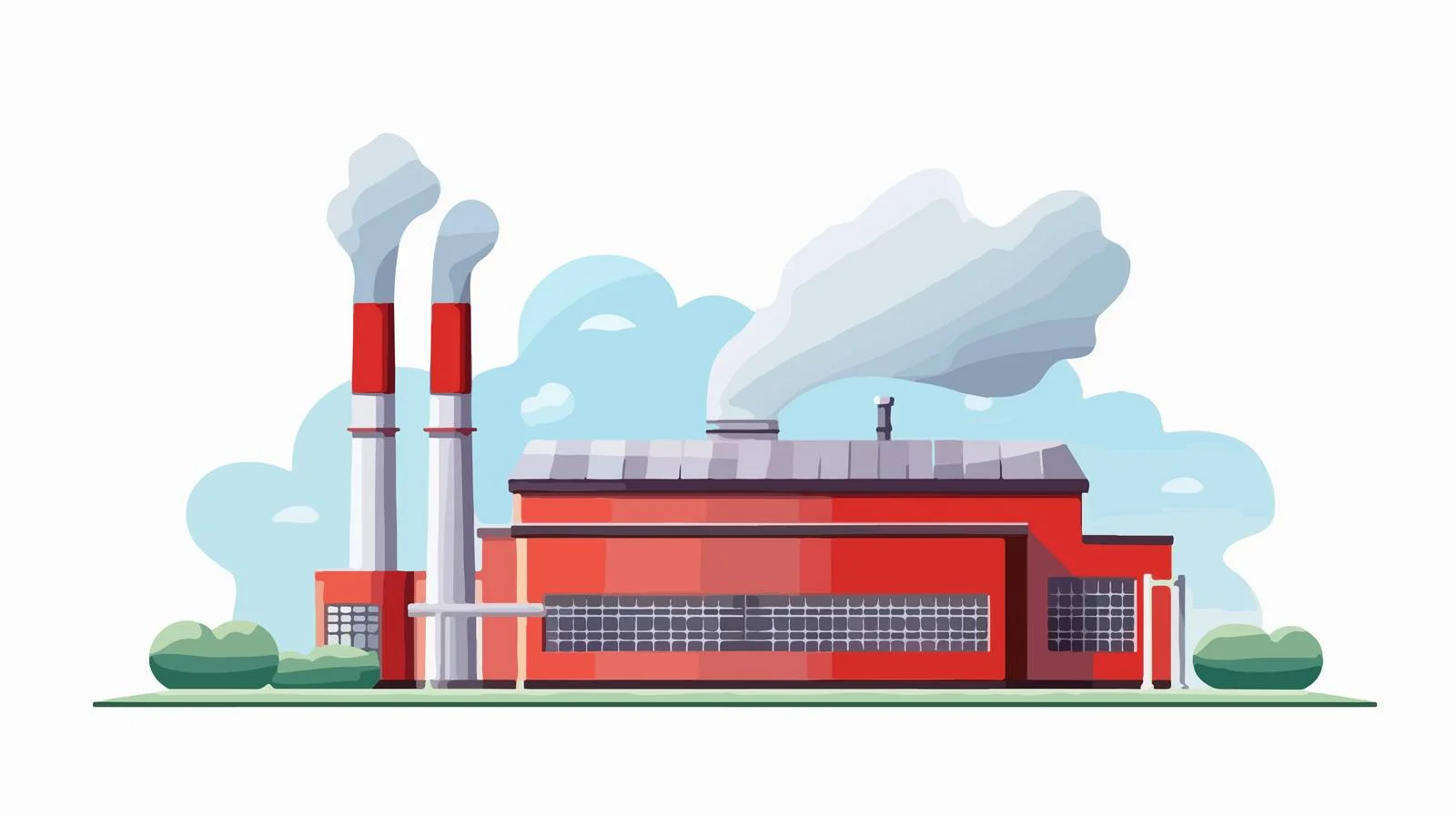 Industrial Boiler House Exterior with Pipework — free download from Dotvec