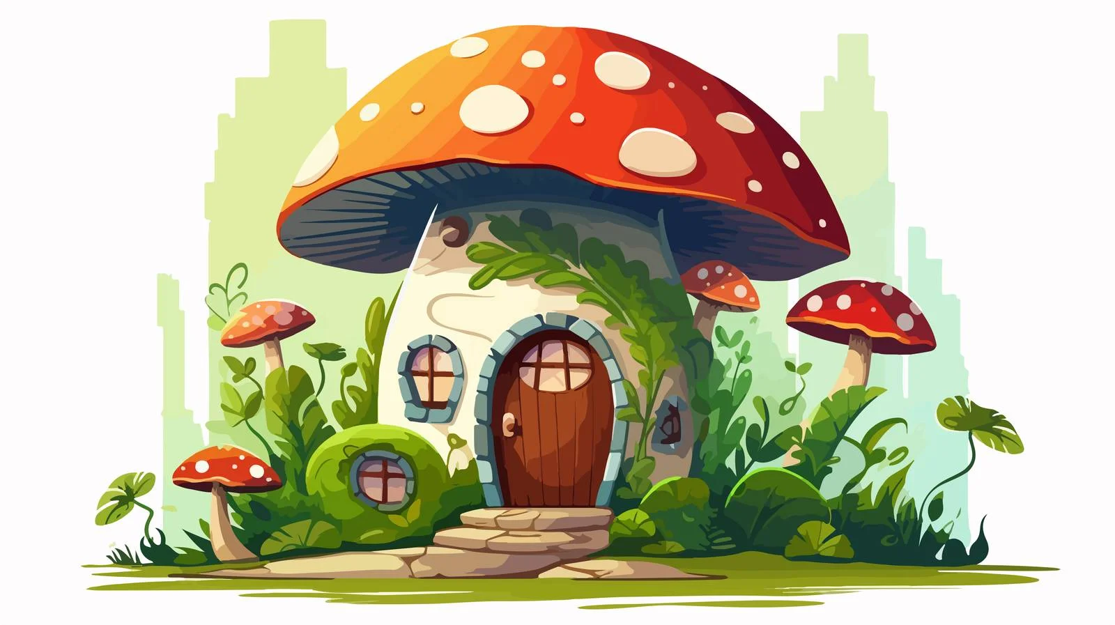 Enchanting Miniature Dwarf Cottage Nest — free download from Dotvec