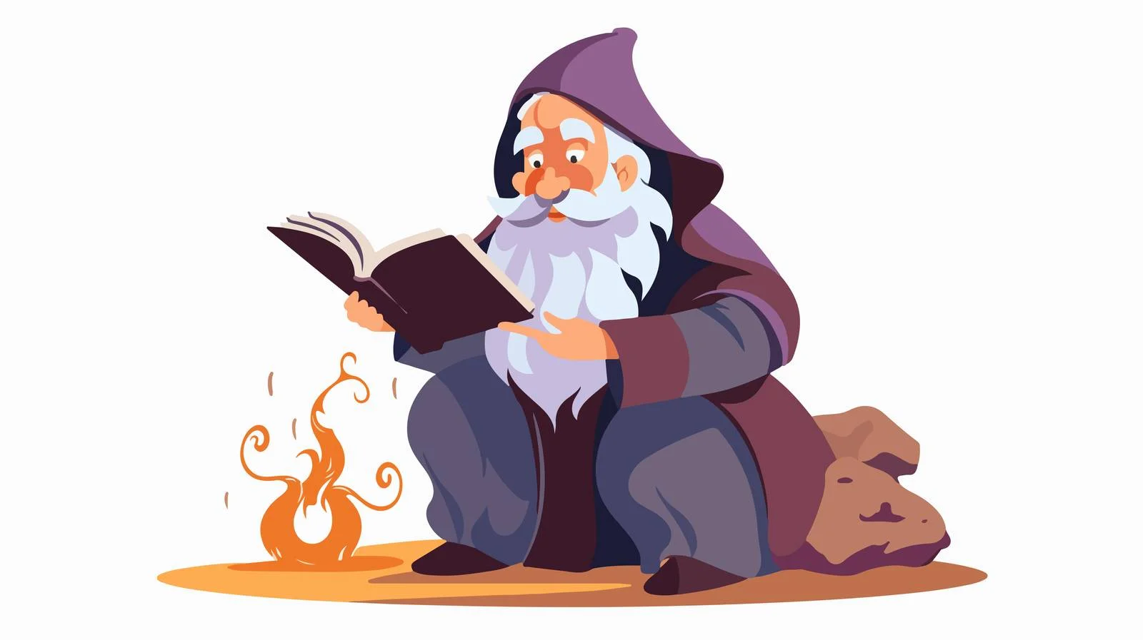 Enchanting Fairy Magician Engrossed in Magic — free download from Dotvec