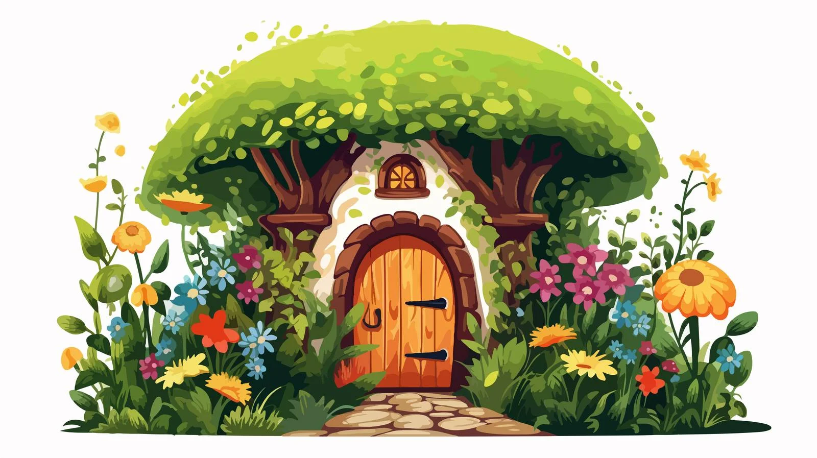 Enchanting Forest Cottage Hideaway — free download from Dotvec