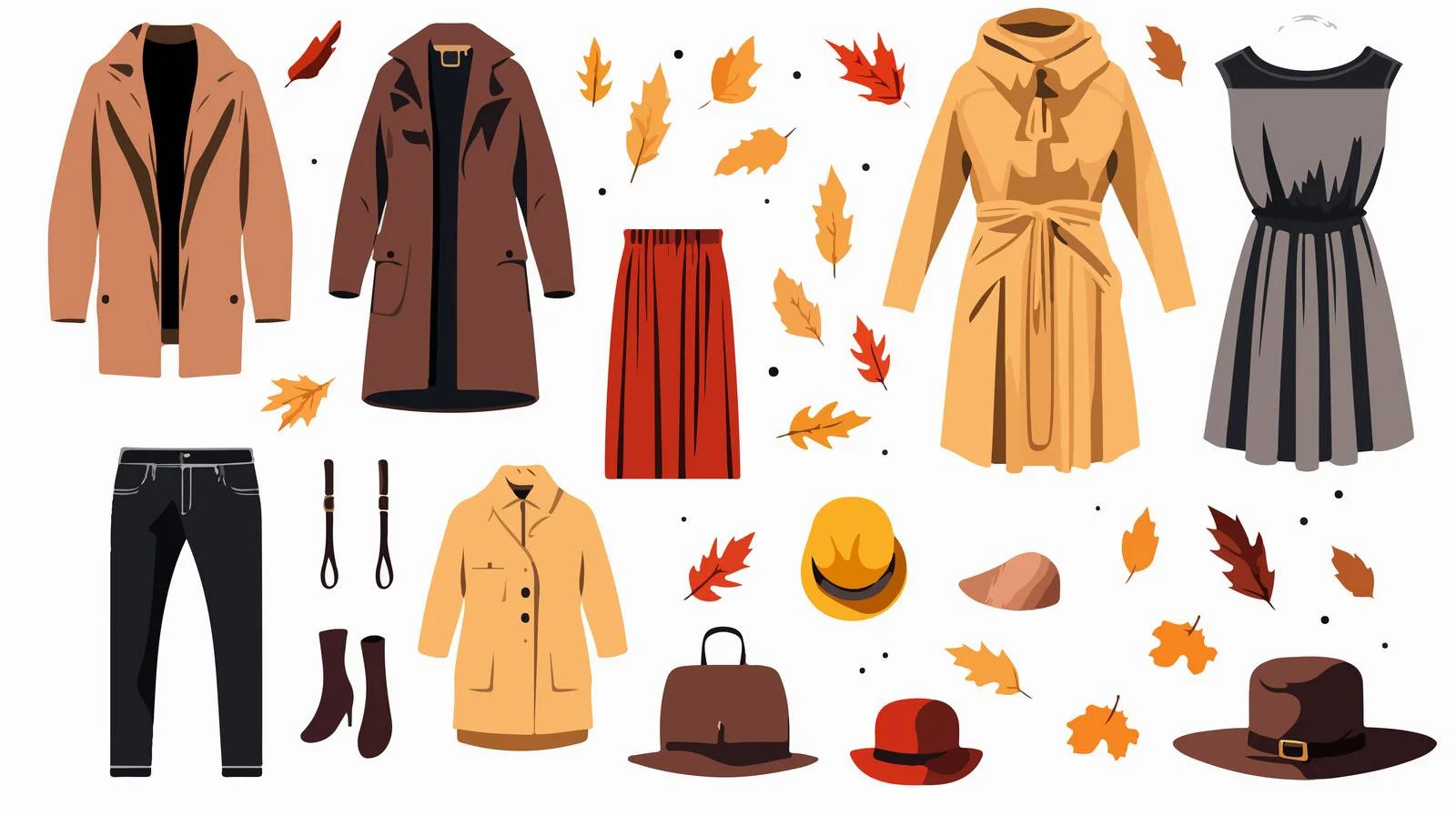 Chic Fall Women's Casual Fashion Collection — free download from Dotvec
