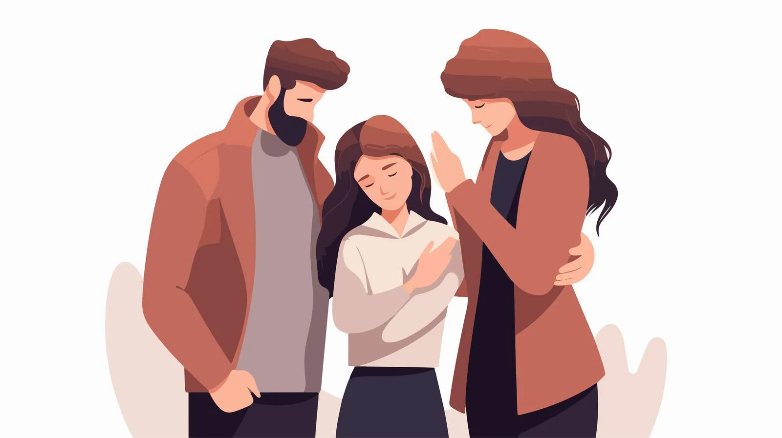 Parental Comfort and Family Support Concept — free download from Dotvec