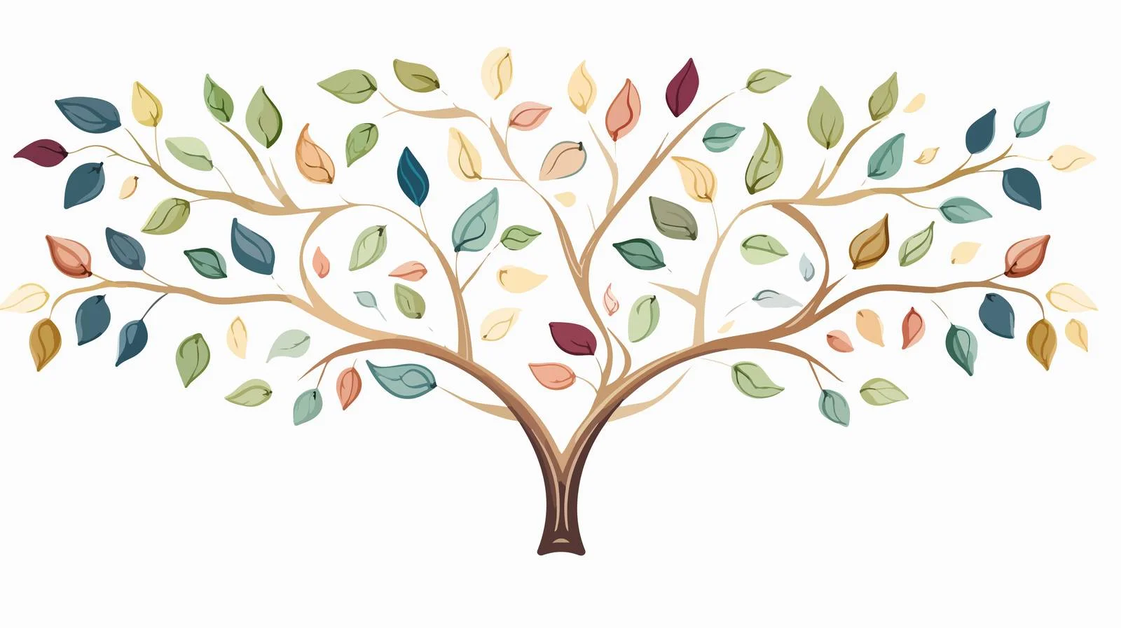 Detailed Genealogy Chart Design Template — free download from Dotvec