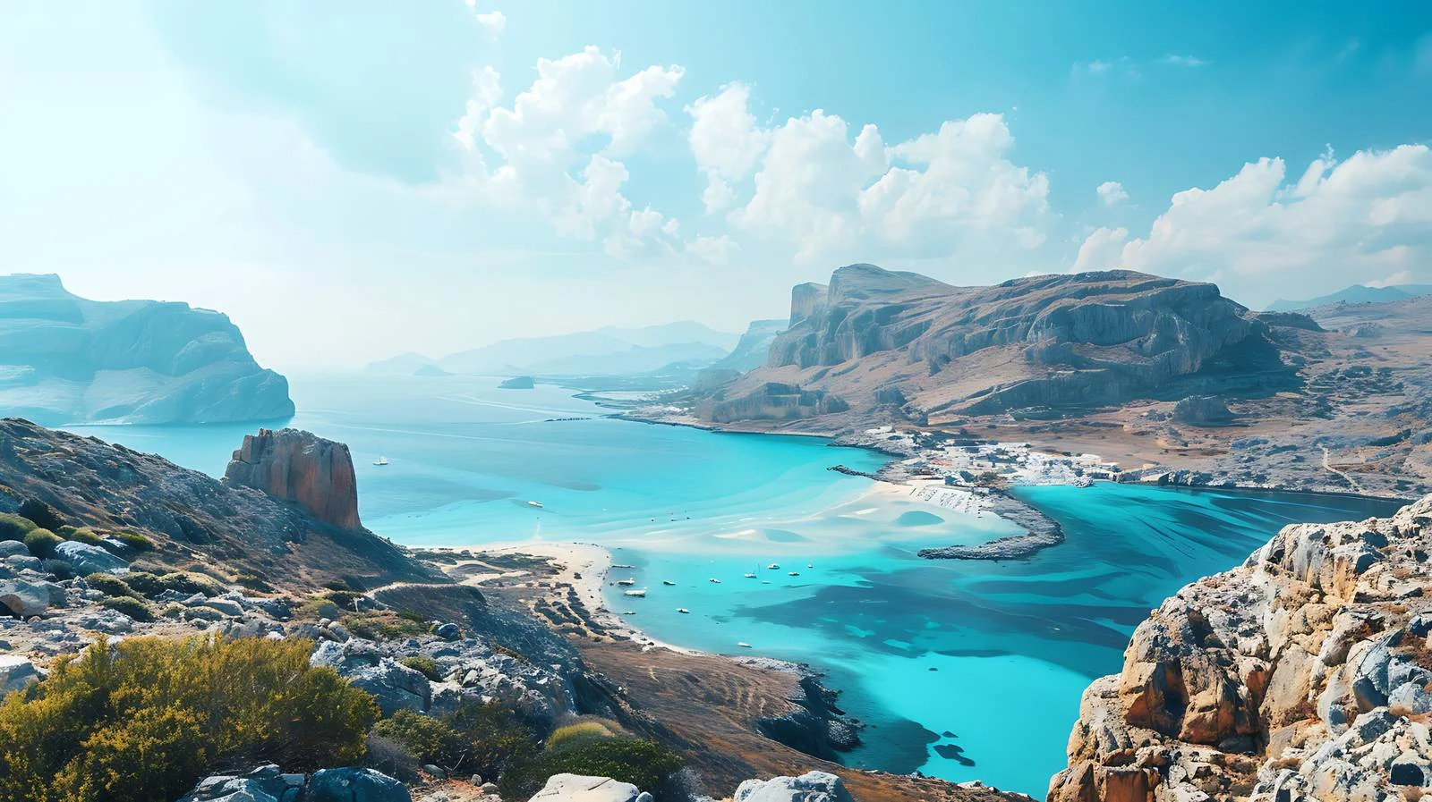 Serene Balos Lagoon in Crete Greece — free download from Dotvec