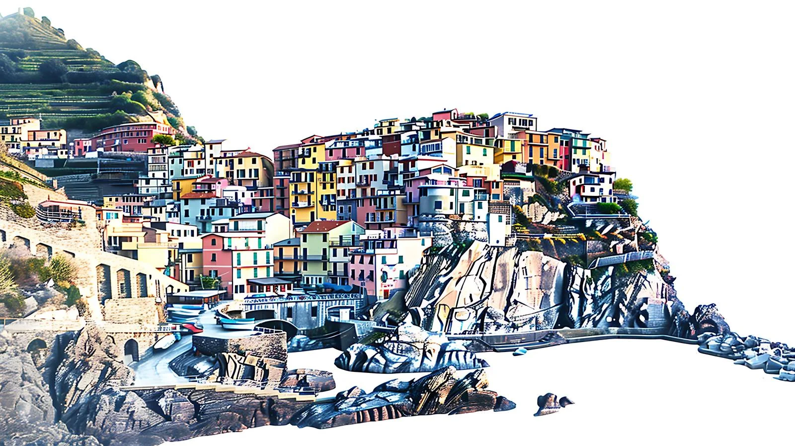 Vernazza Italy Summer Seaside Charm — free download from Dotvec