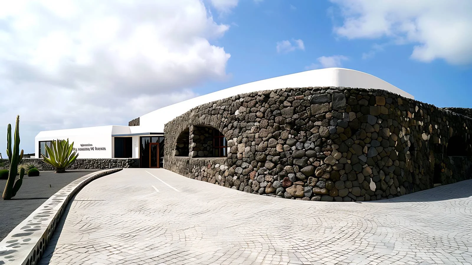 Iconic Lagomar Museum on Lanzarote Island — free download from Dotvec