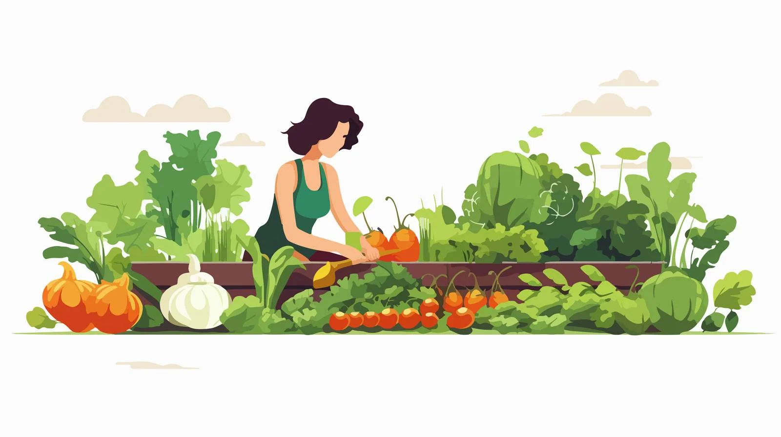 Harvesting Carrots: Farmer Collecting Fresh Vegetables — free download from Dotvec