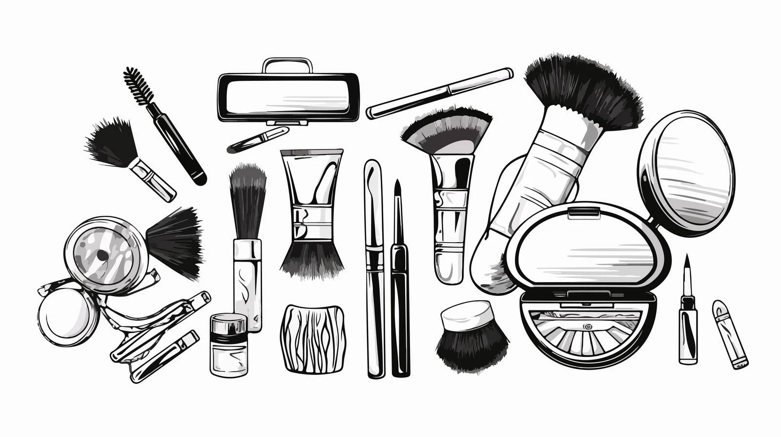 Elegant Cosmetics Collection for Makeup Artists — free download from Dotvec