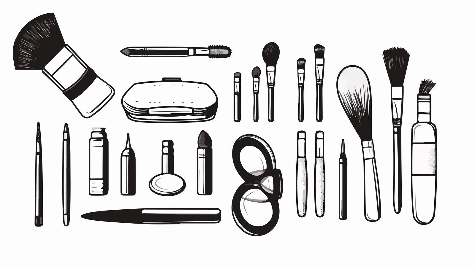 Professional Cosmetics Collection for Makeup Artists — free download from Dotvec