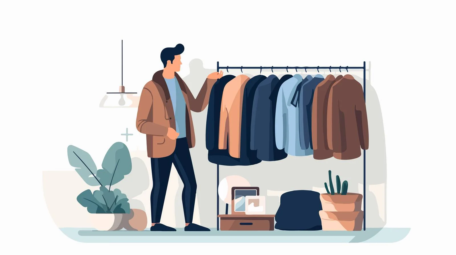 Elegant Fashion Stylist Selects Stylish Wardrobe — free download from Dotvec