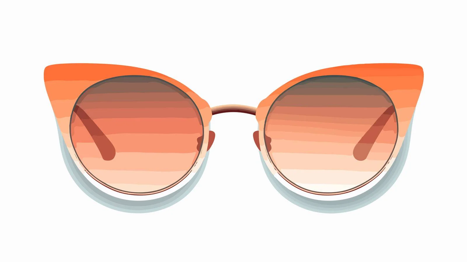 Elegant Cat-Eye Fashion Sunglasses — free download from Dotvec