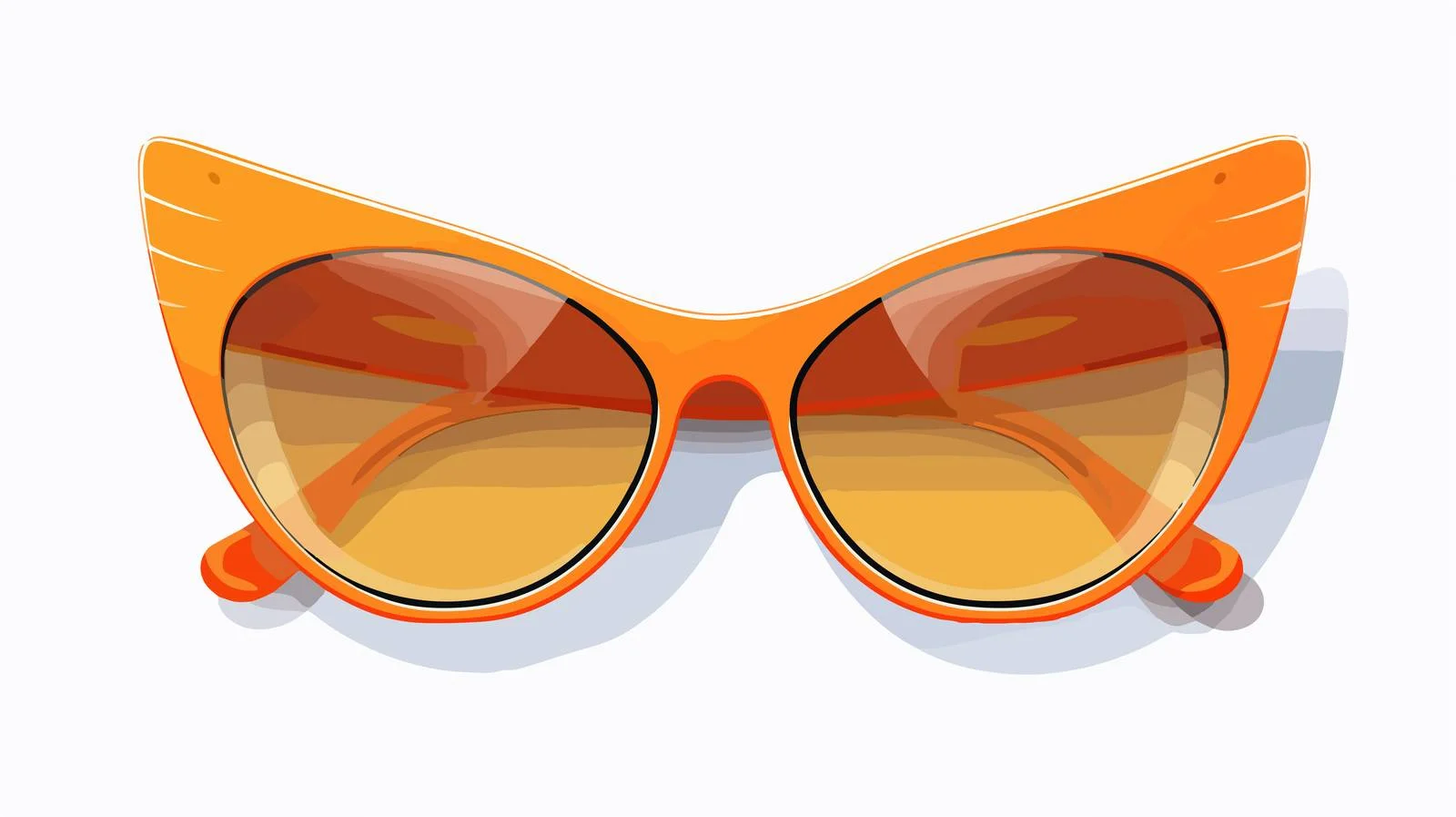 Chic Cat-Eye Sunglasses with Unique Shape — free download from Dotvec