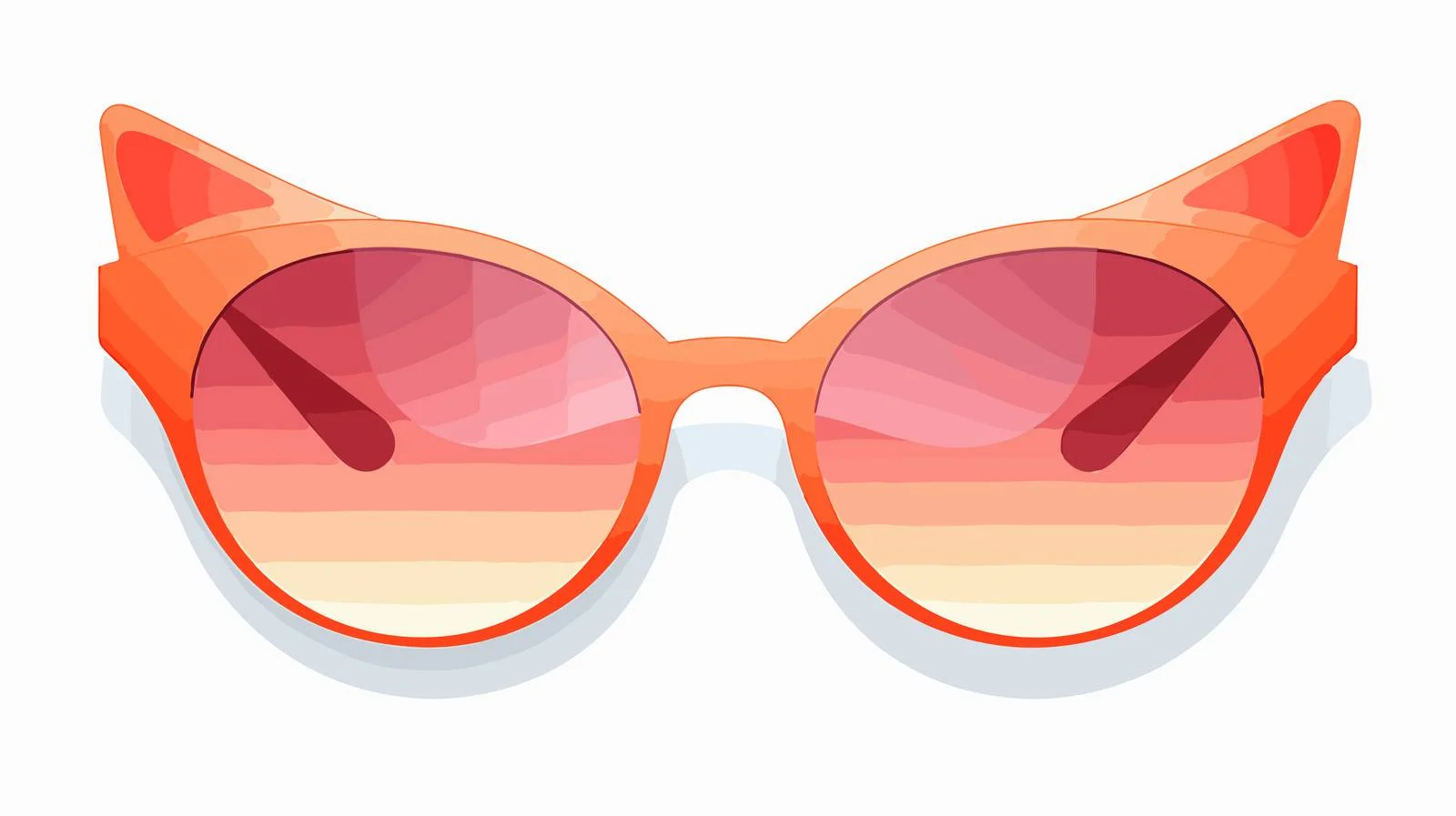 Chic Cat-Eye Fashion Sunglasses Design — free download from Dotvec