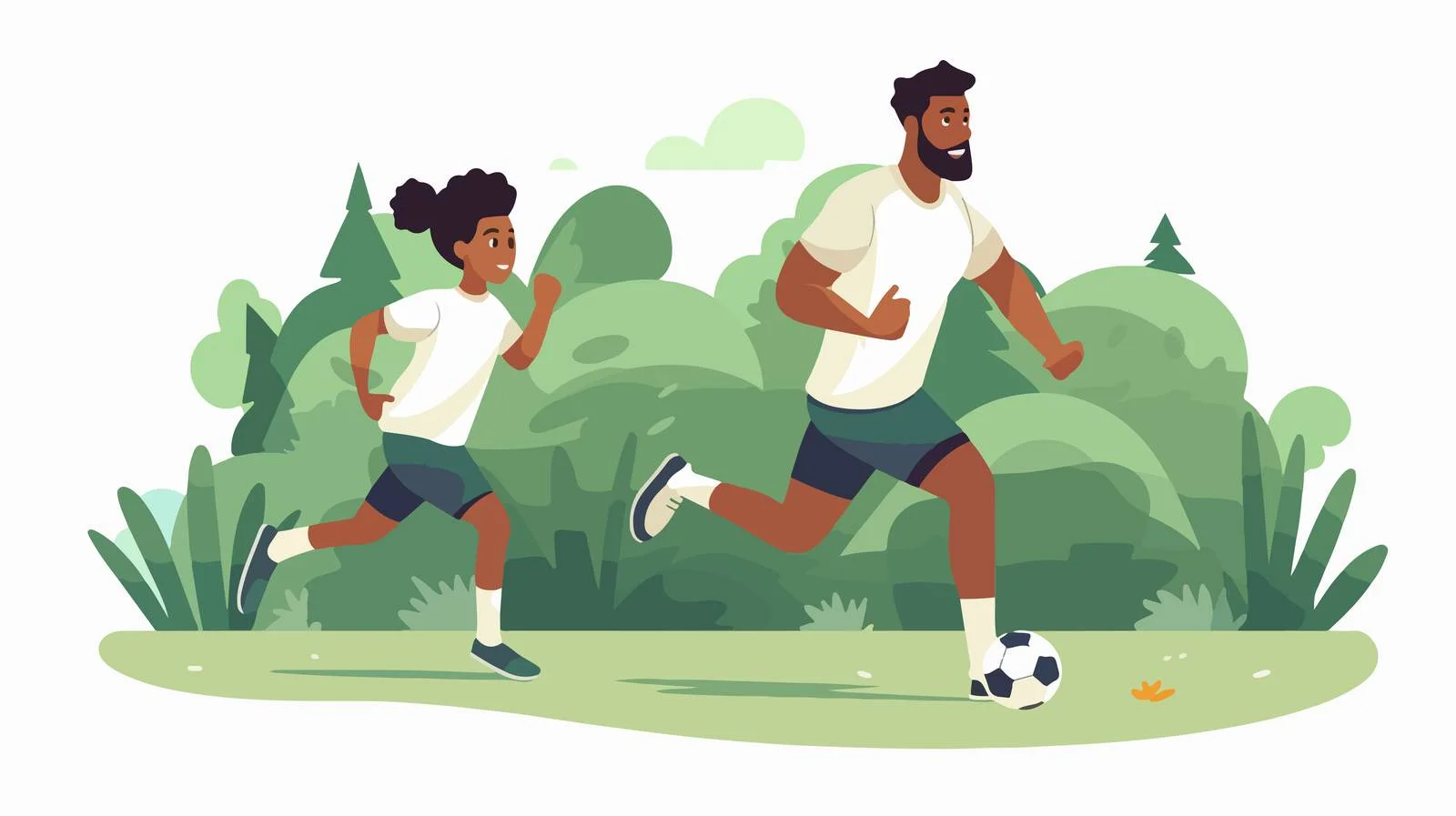 Family Soccer Bonding Moment - Parental Involvement — free download from Dotvec