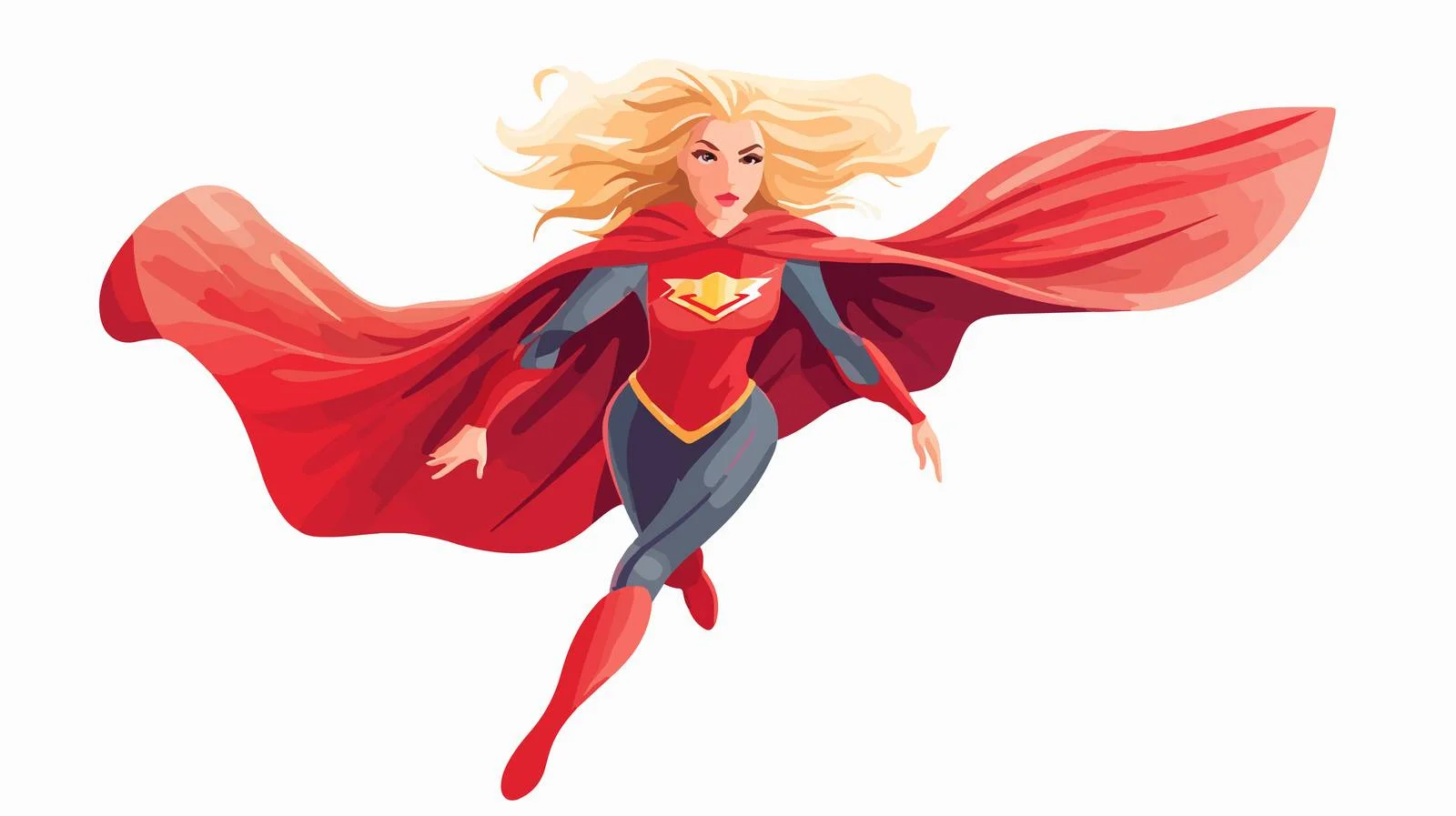 Blonde Superheroine: Powerful Female Protector — free download from Dotvec