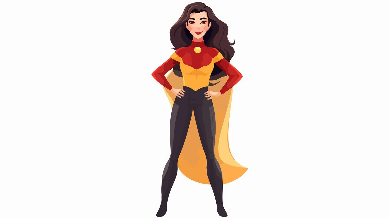 Empowering Superheroine with a Cross — free download from Dotvec