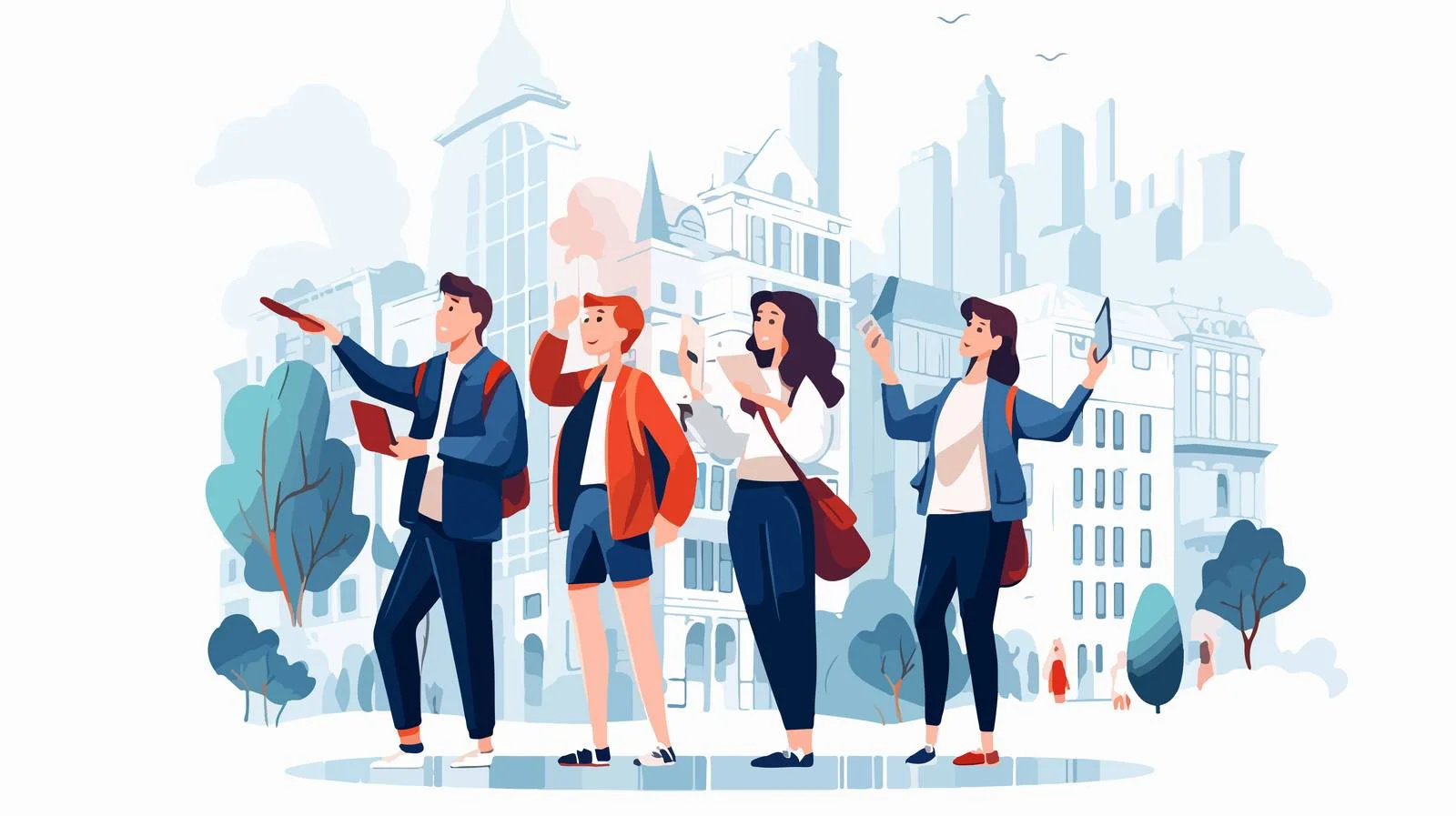 Expert Female Guide Revealing Fascinating Locations — free download from Dotvec