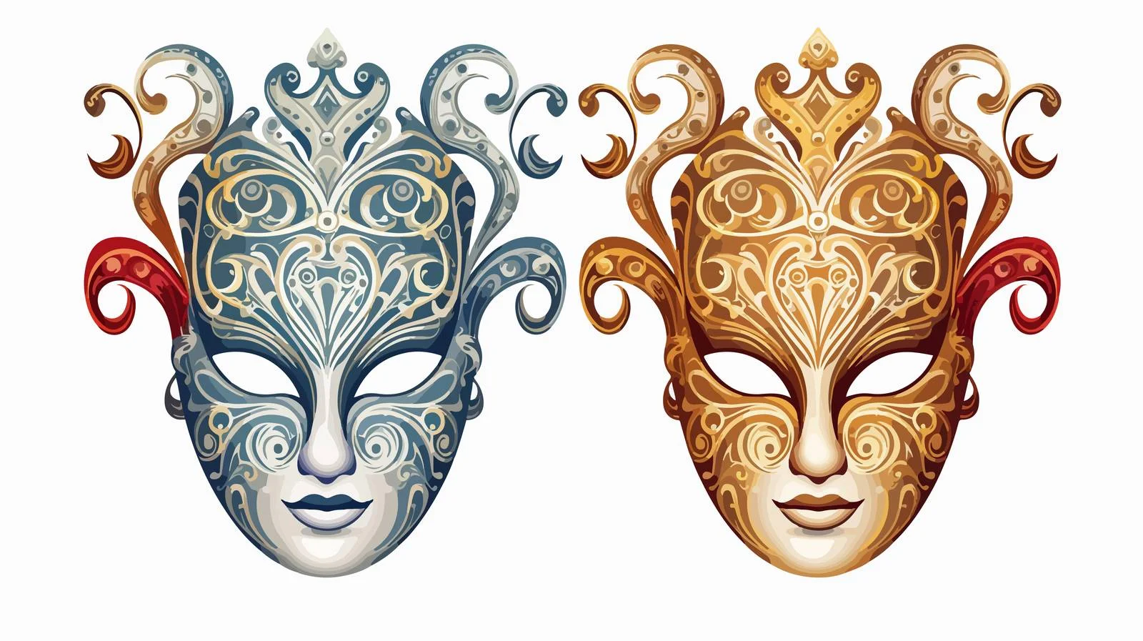 Colorful Jester Harlequin Mask for Festive Celebration — free download from Dotvec