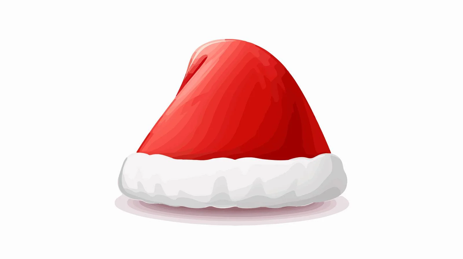 Christmas Santa Cap Flat Vector Graphic — free download from Dotvec