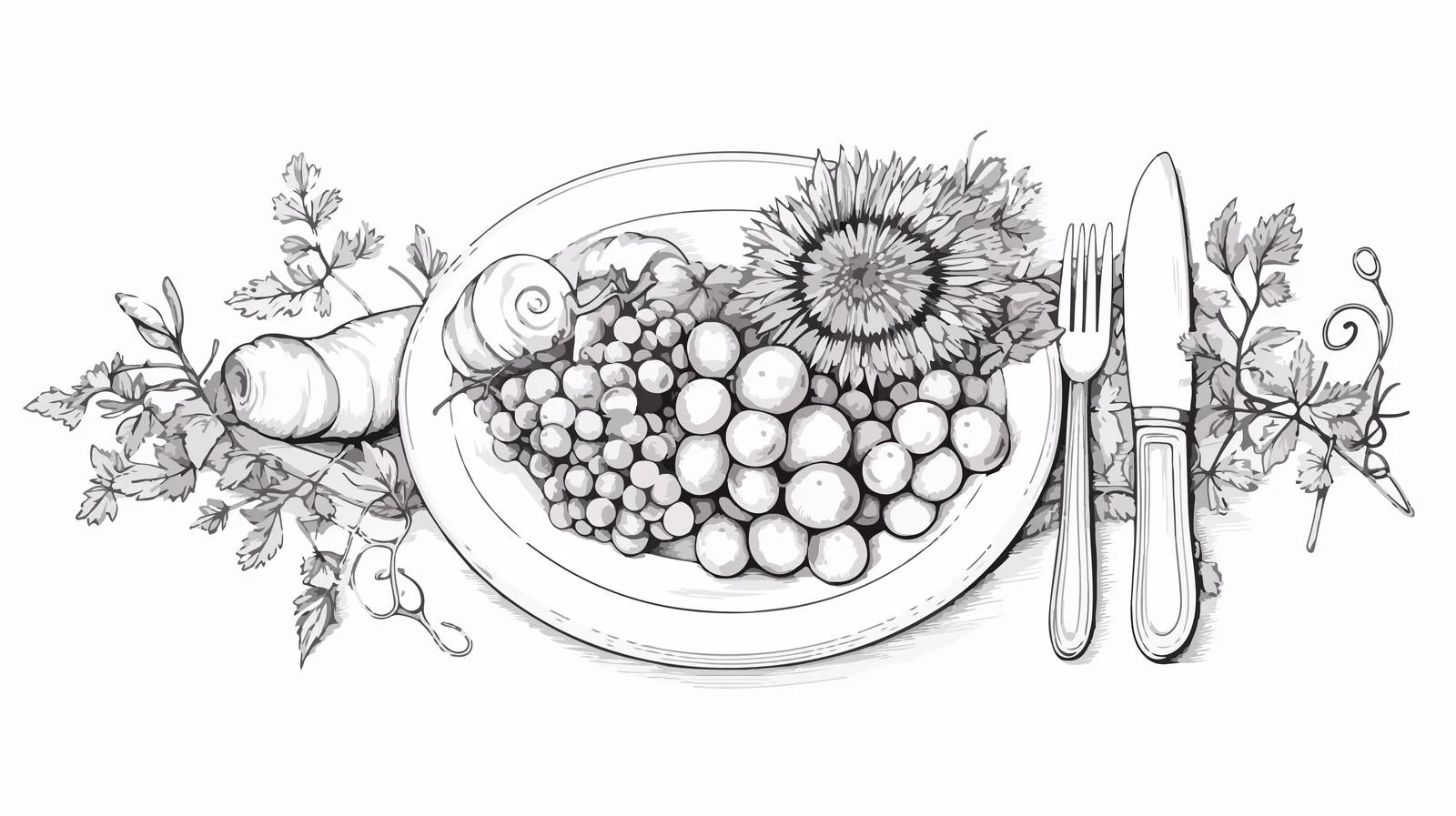Elegant Festive Table Setting for Holidays — free download from Dotvec