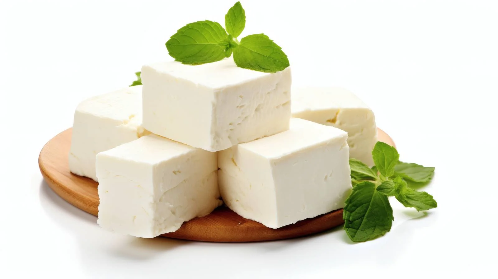 Feta Cheese on White Background — free download from Dotvec
