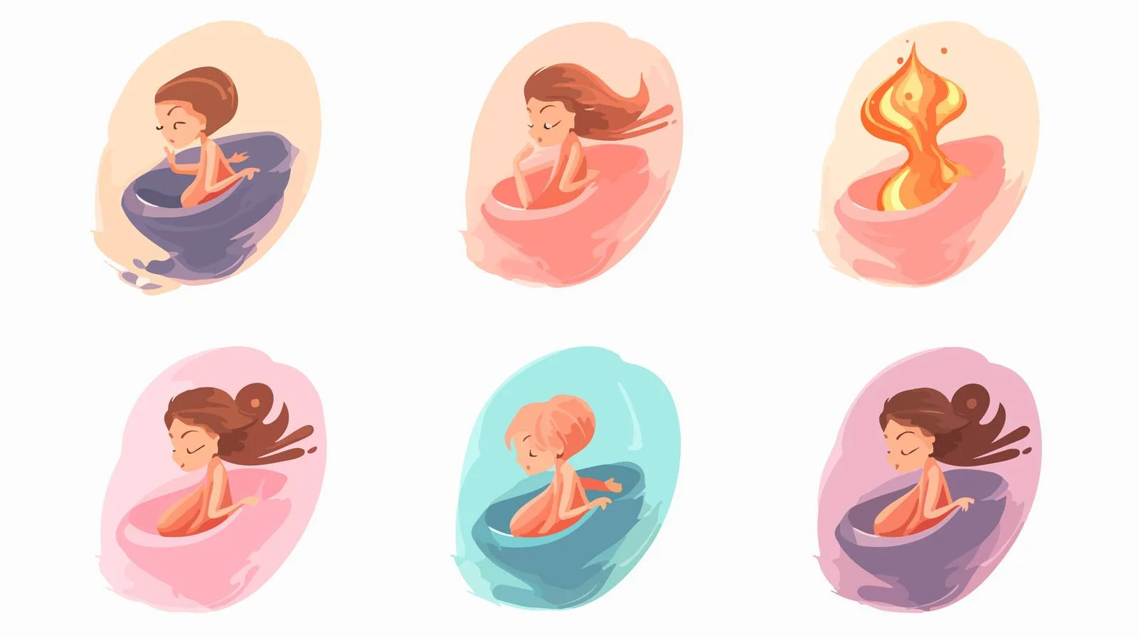 Fetal Development in Mother's Womb – free fetus image from Dotvec