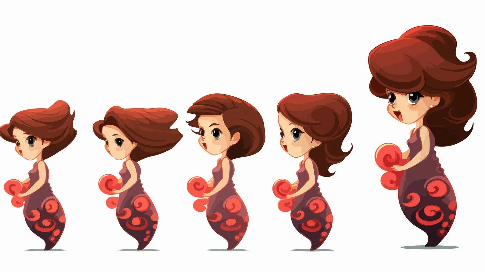 Fetal Growth Illustration — free download from Dotvec
