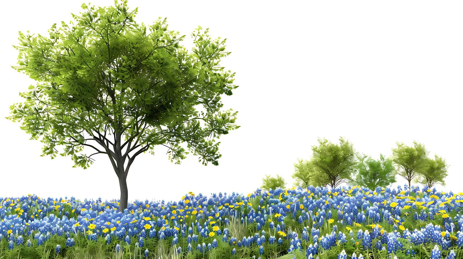 Vibrant Texas Wildflower Field Blooming Beauty — free download from Dotvec