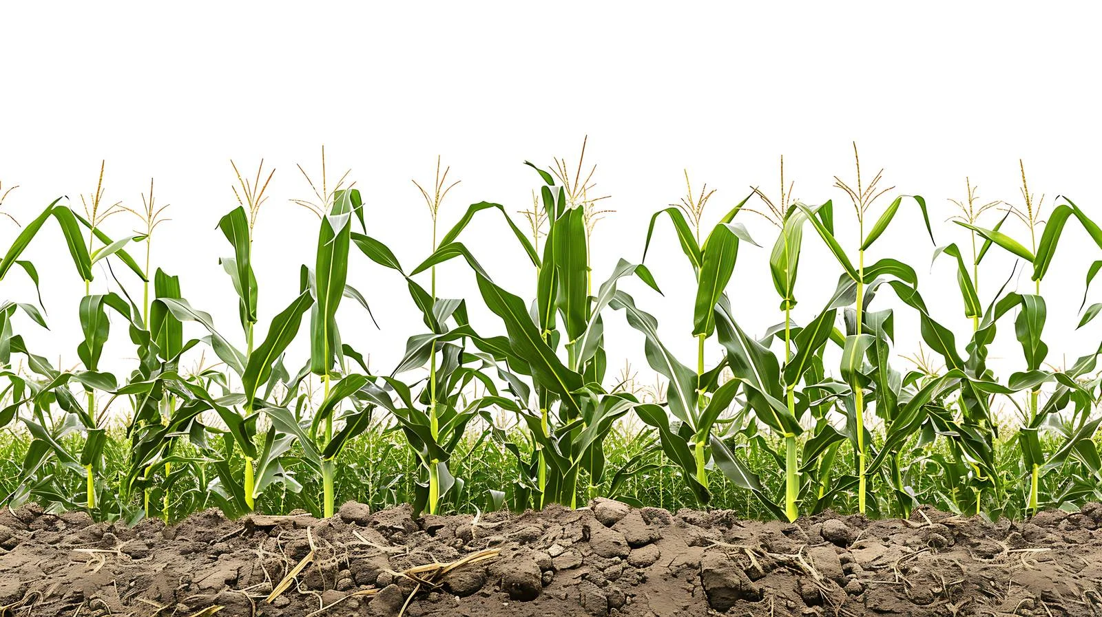 Vibrant Young Corn Fields in Central Minnesota — free download from Dotvec